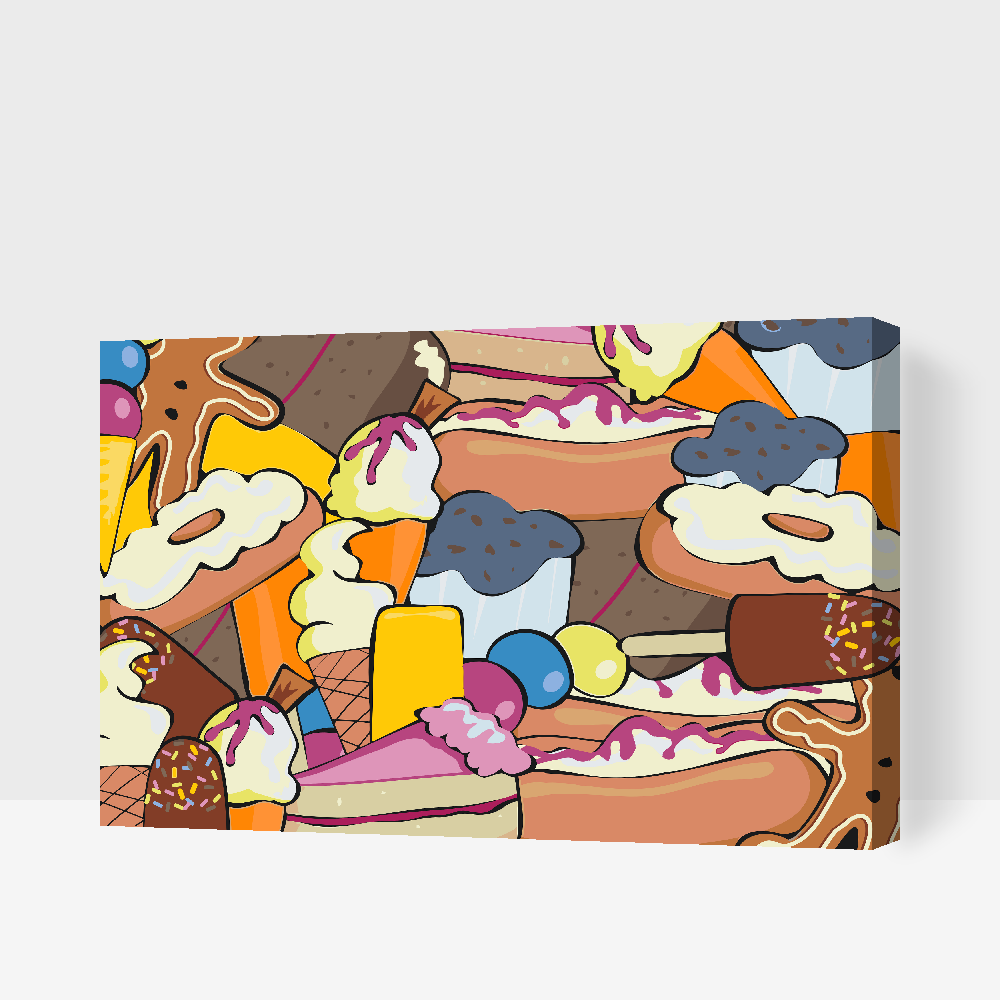 Paint by Numbers - Søde sager
