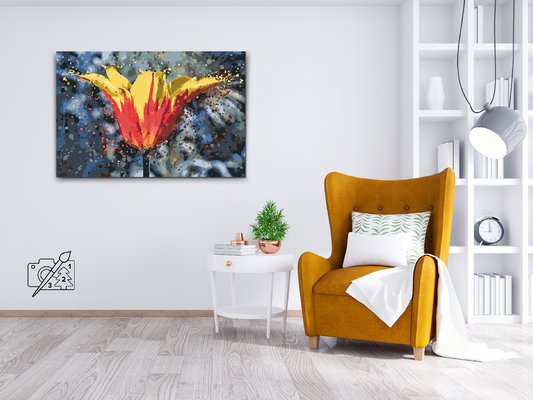 Paint by Numbers - Blomstrende Tulipan