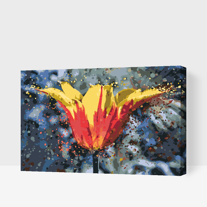 Paint by Numbers - Blomstrende Tulipan
