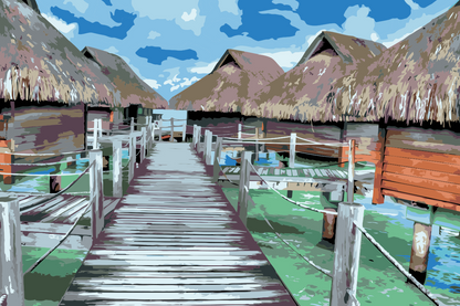 Paint by Numbers - Bora Bora