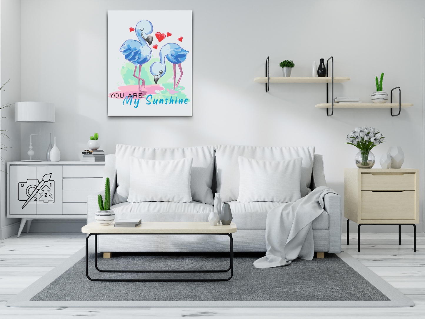 Paint by Numbers - Du er min Solstråle