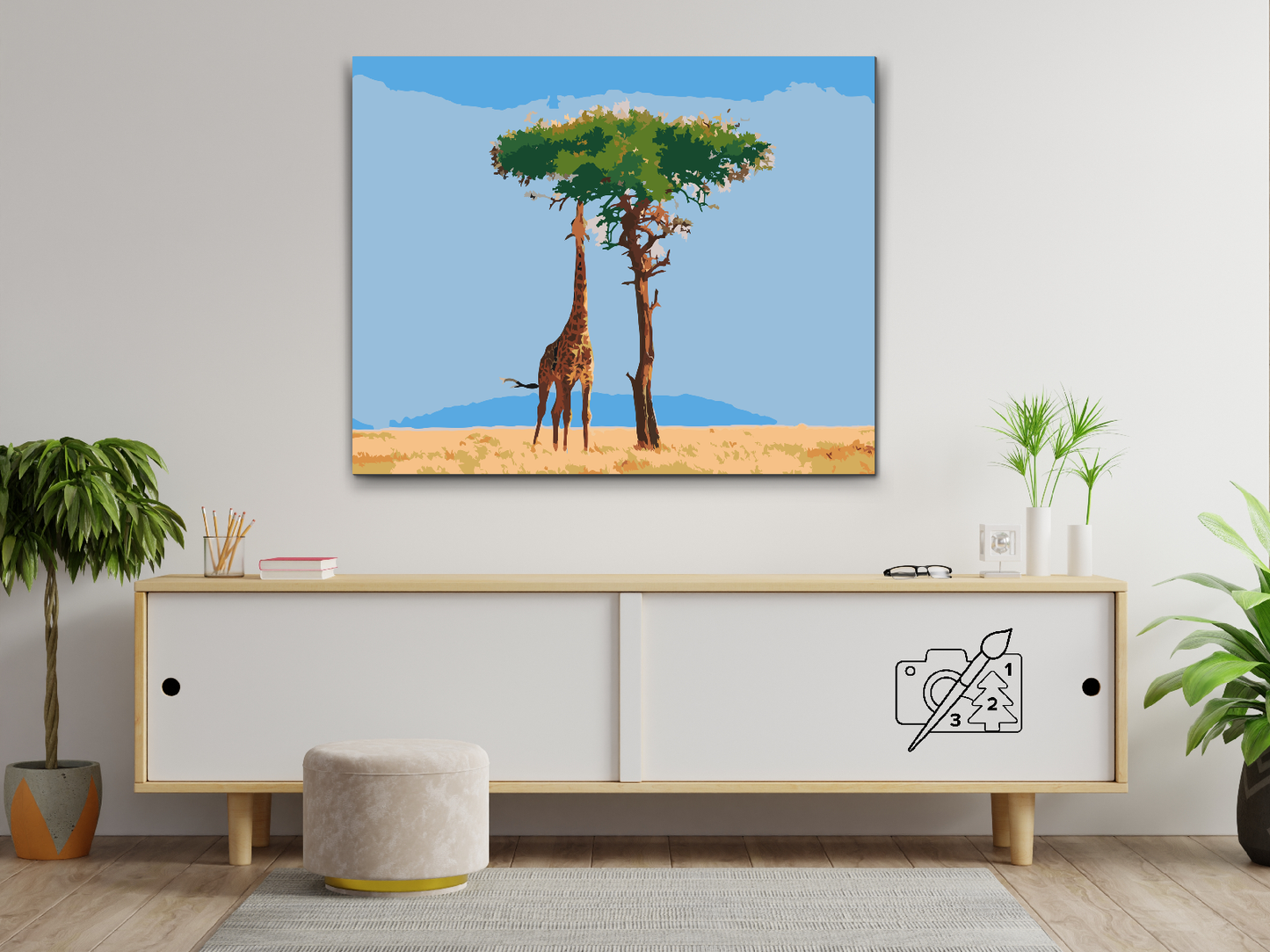Paint by Numbers - Giraffodring