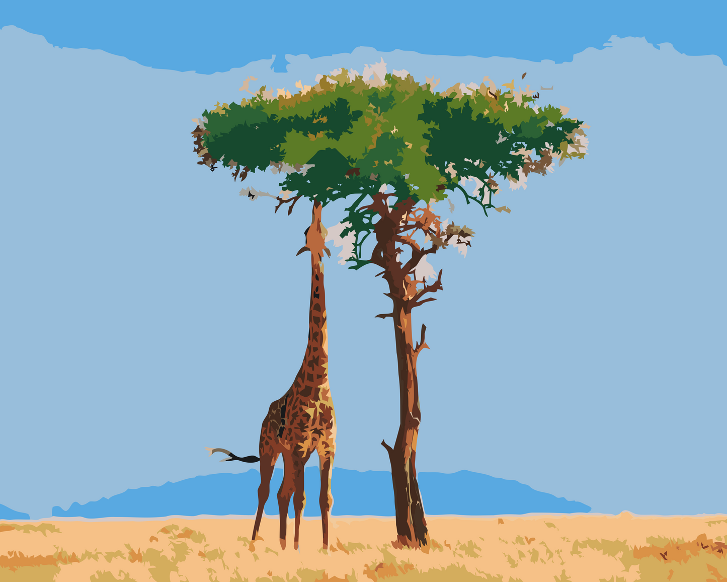 Paint by Numbers - Giraffodring