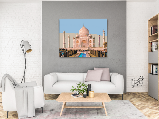 Paint by Numbers - Taj Mahal