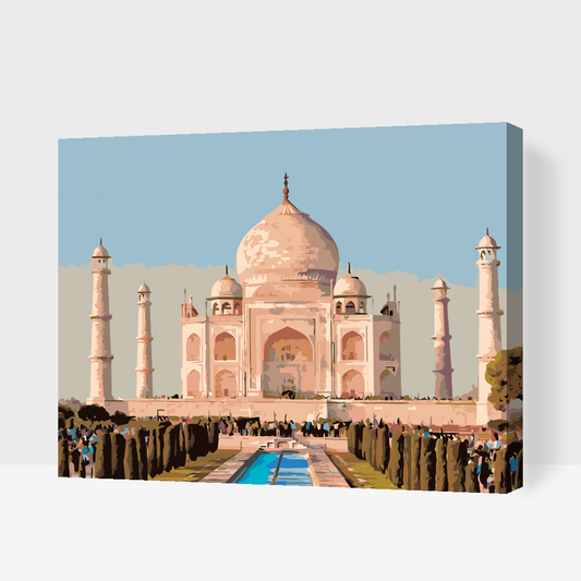 Paint by Numbers - Taj Mahal