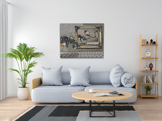 Paint by Numbers - Zebra og Spejl