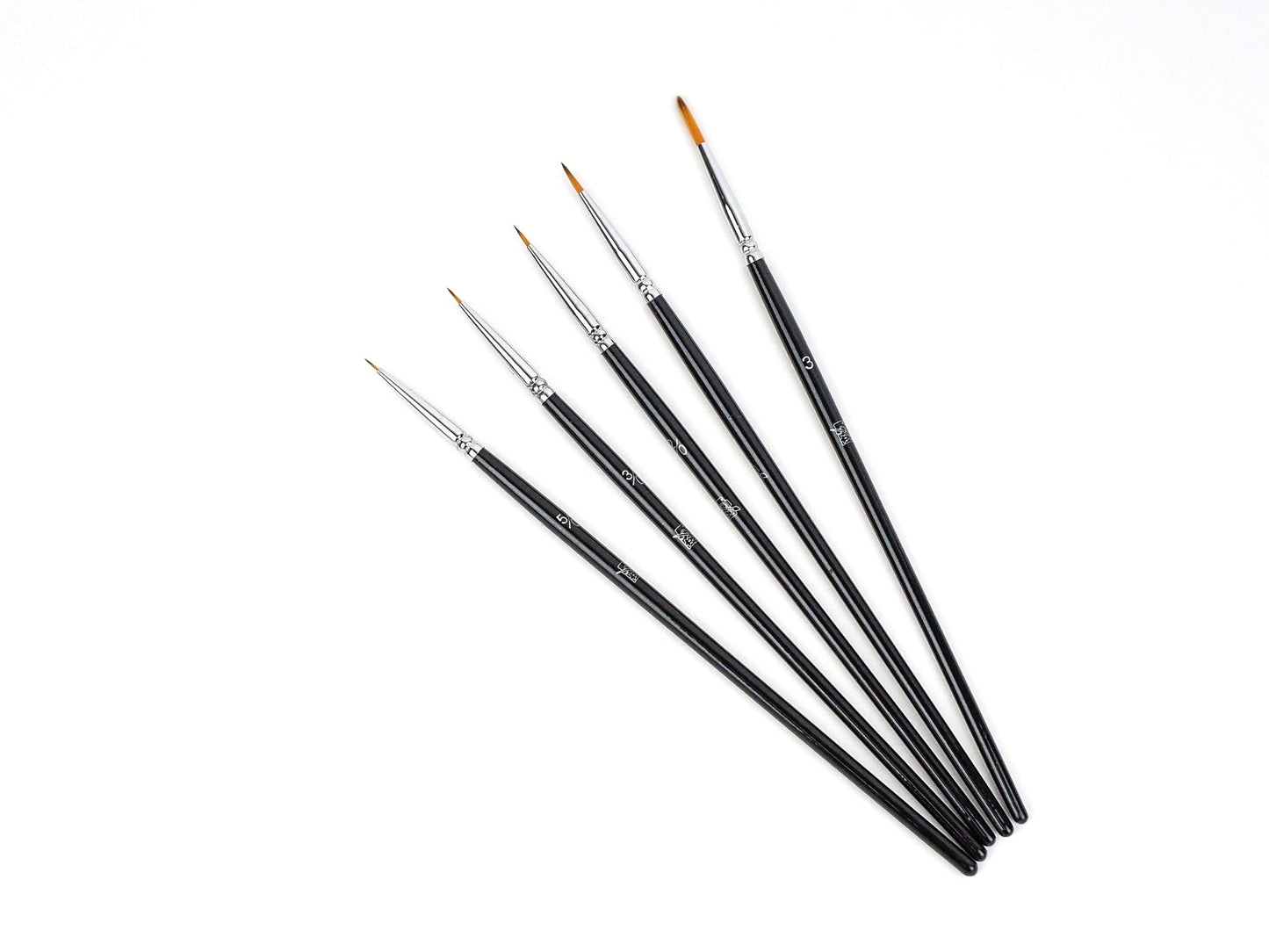 Hobby Tilbehør - Malerpensler sæt - Sort 5 PCS
