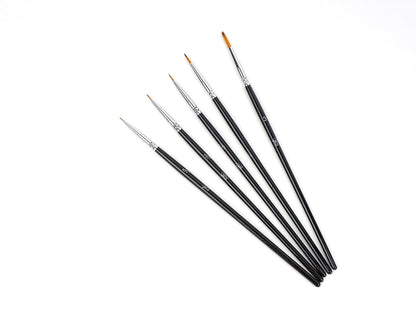 Hobby Tilbehør - Malerpensler sæt - Sort 5 PCS