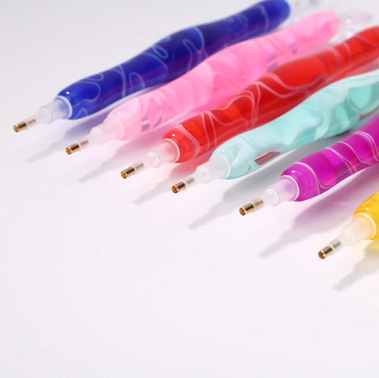 Tilbehør - Diamond Painting Pen - Resin med 5 spidser