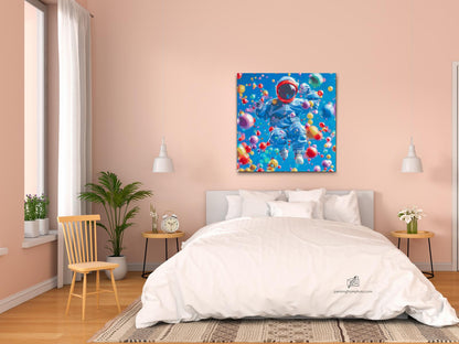 Diamond Painting - Abstrakt astronaut
