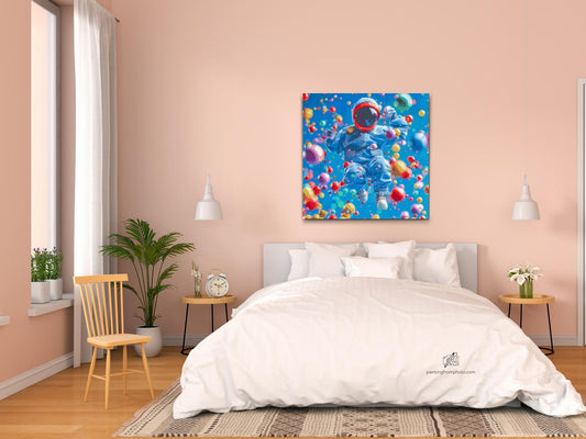 Diamond Painting - Abstrakt astronaut