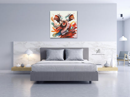 Diamond Painting - Abstrakt akvarelbejdse