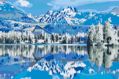 Paint by Numbers - Strbske Pleso (Slovakiet)