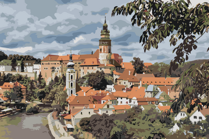 Paint by Numbers - Cesky Krumlov (Tjekkiet)