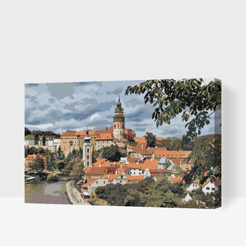 Paint by Numbers - Cesky Krumlov (Tjekkiet)