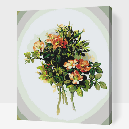 Paint by Numbers - Vintage Flowers VII