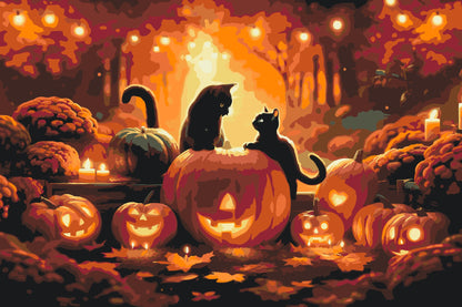 Paint by Numbers - Halloween er her