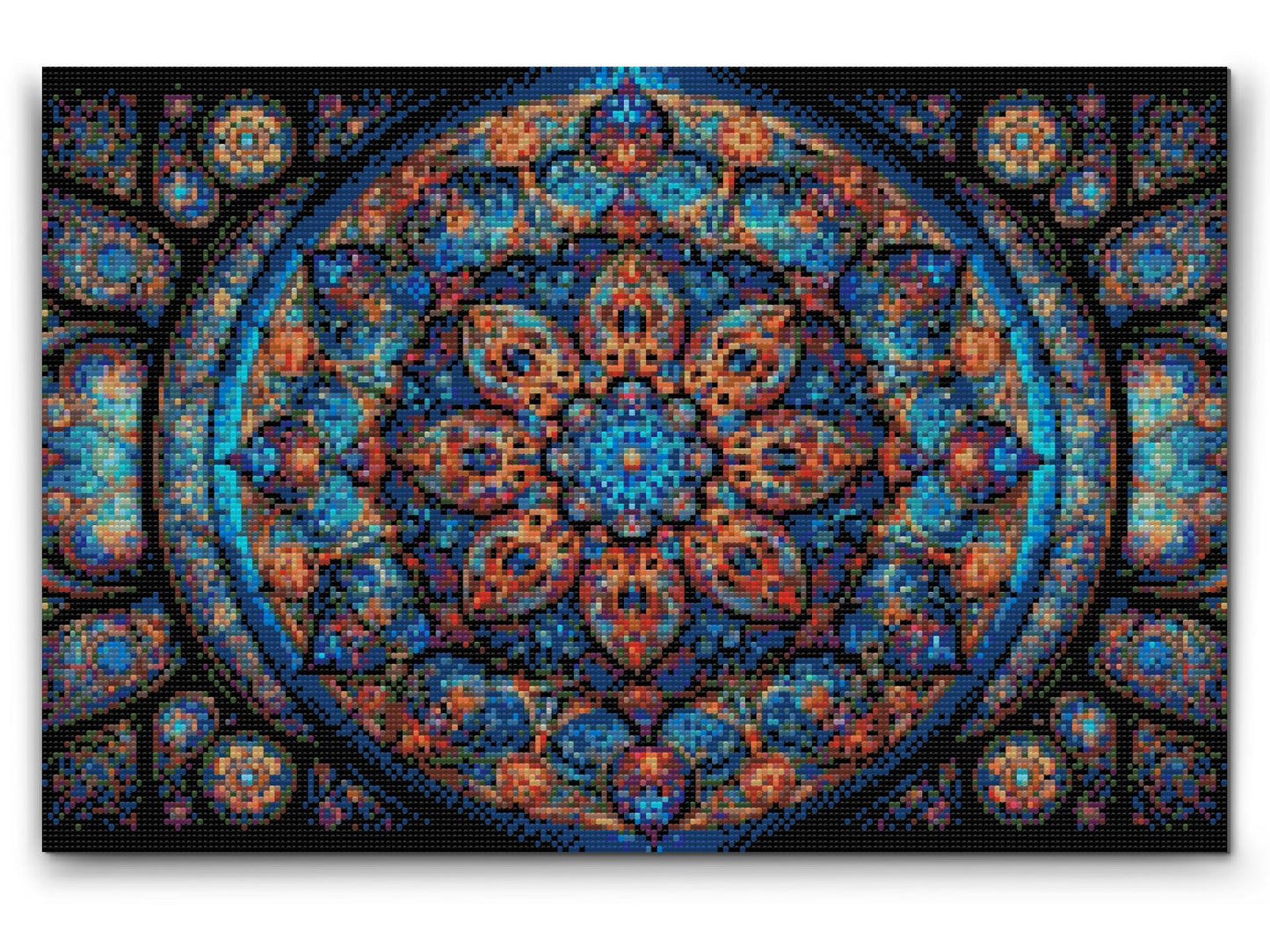 Diamond Painting - Mandala med en blomst i midten