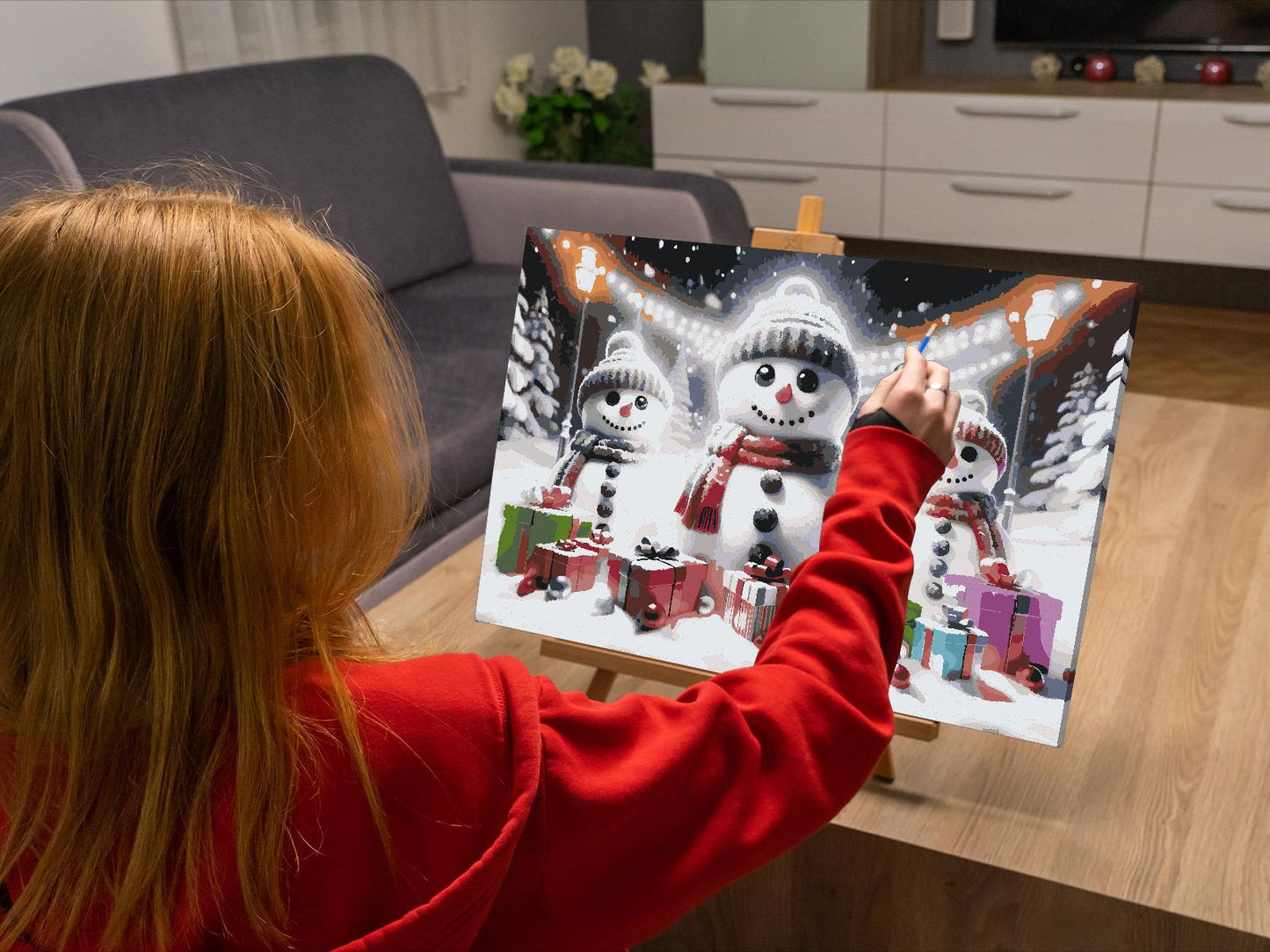 Paint by Numbers - Snemanden med gaver