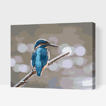 Paint by Numbers - Isfugl på grenen