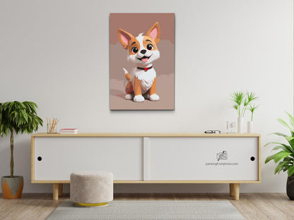 Paint by Numbers - Doggy für Kinder
