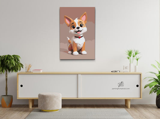 Paint by Numbers - Doggy für Kinder