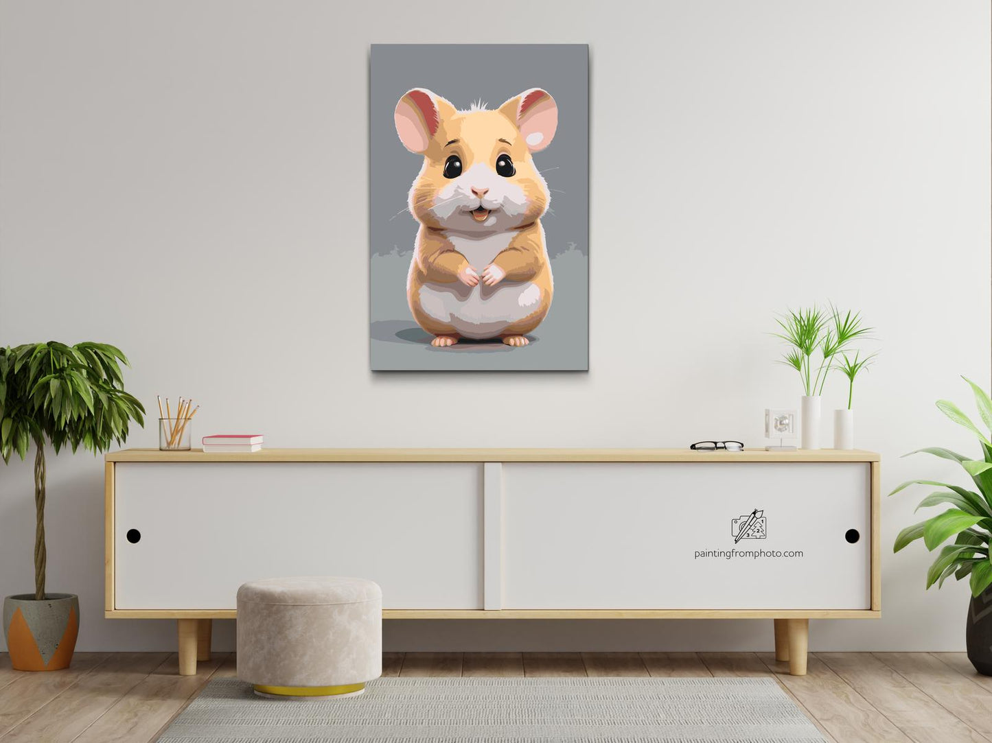 Paint by Numbers - Hamster til børn