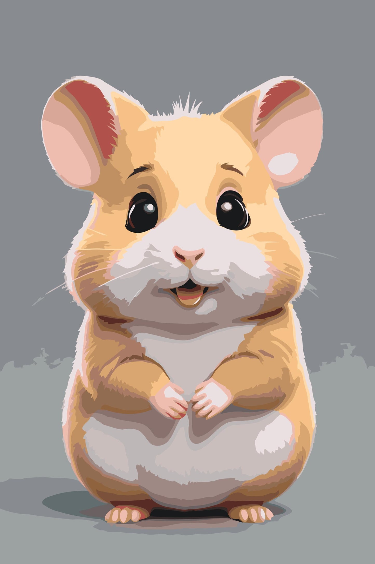 Paint by Numbers - Hamster til børn