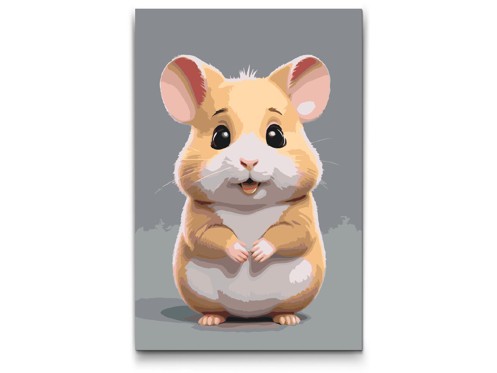 Paint by Numbers - Hamster til børn