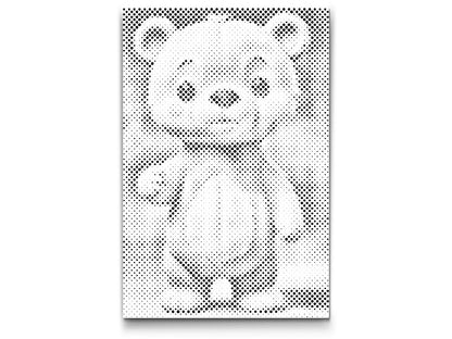 Mal-med-prikker -  Bamse for børn