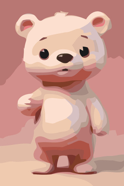 Paint by Numbers - Bamse for børn