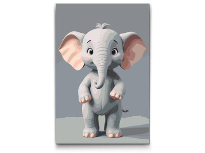 Paint by Numbers - Elefant til børn