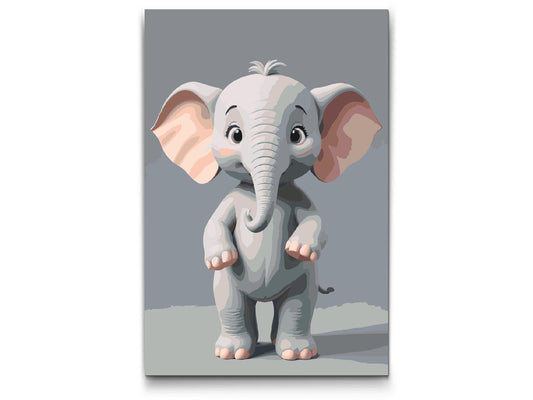 Paint by Numbers - Elefant til børn