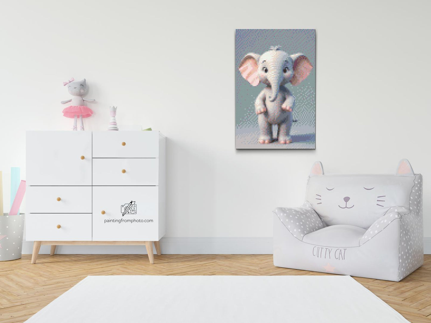 Diamond Painting - Elefant til børn