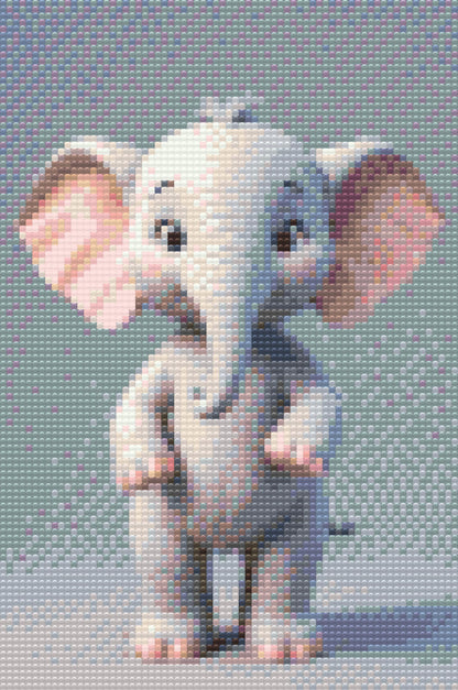Diamond Painting - Elefant til børn