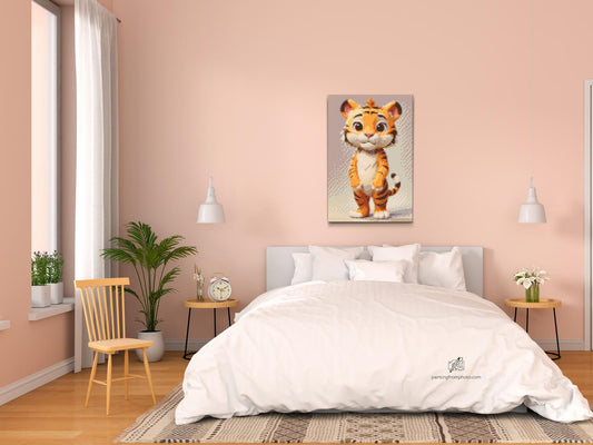 Diamond Painting - Tiger til børn