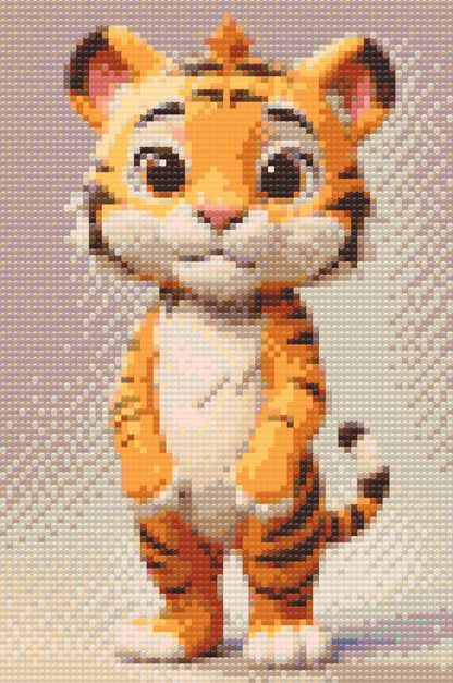 Diamond Painting - Tiger til børn