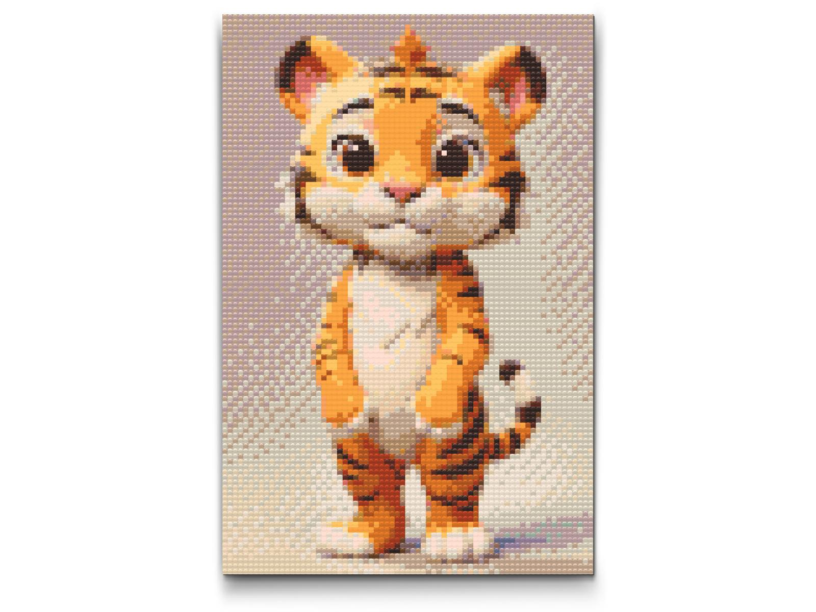 Diamond Painting - Tiger til børn