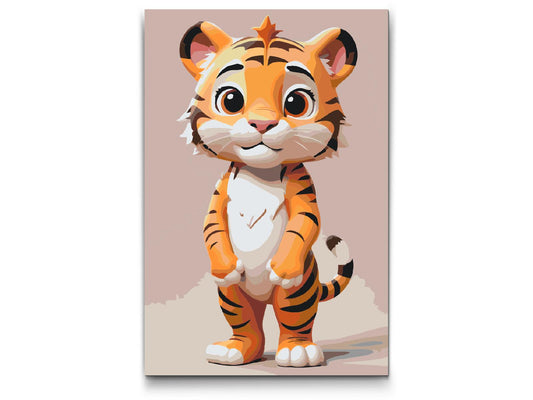 Paint by Numbers - Tiger til børn