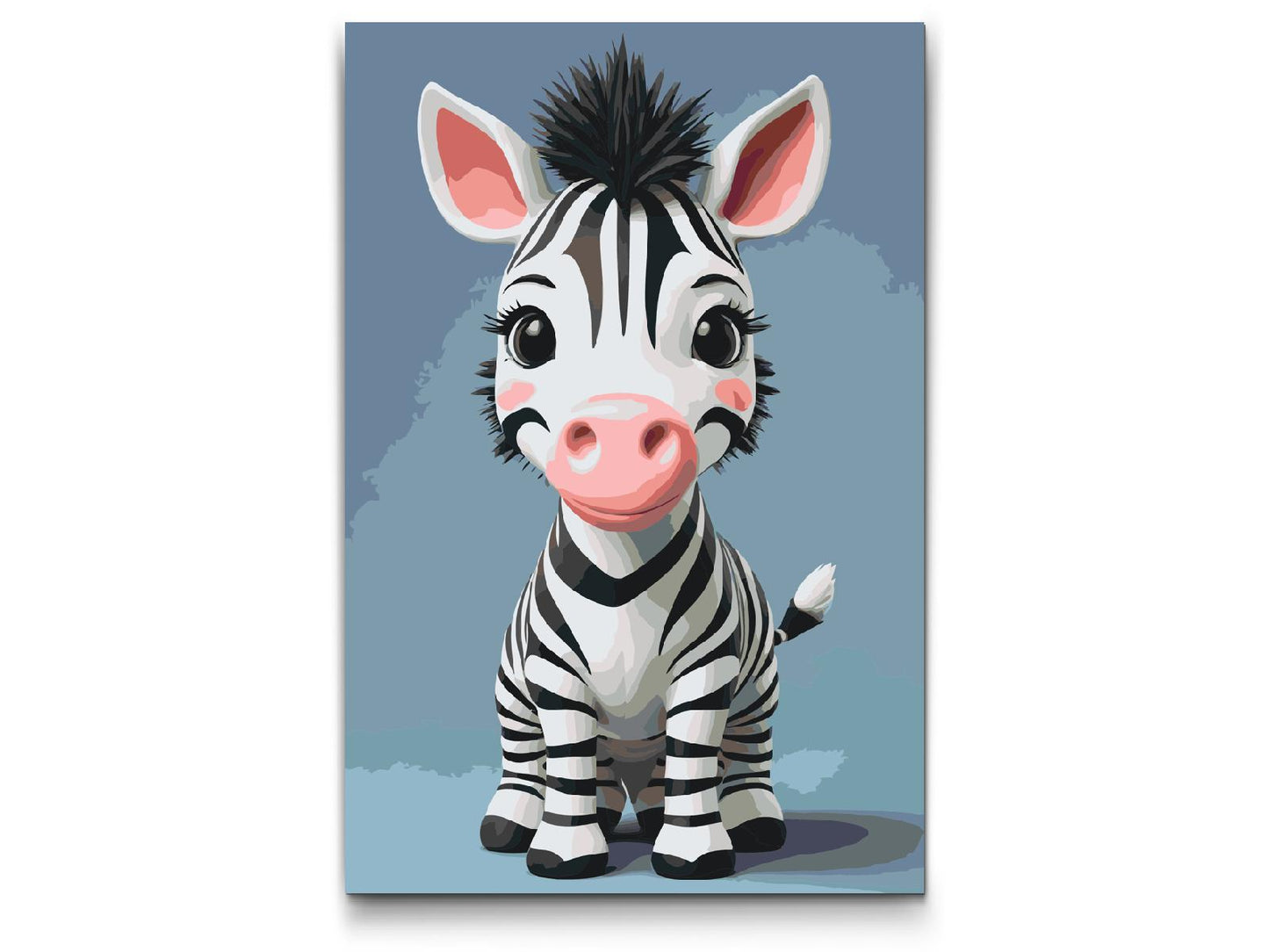 Paint by Numbers - Zebra for børn