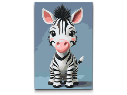 Paint by Numbers - Zebra for børn