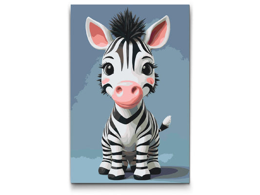 Paint by Numbers - Zebra for børn