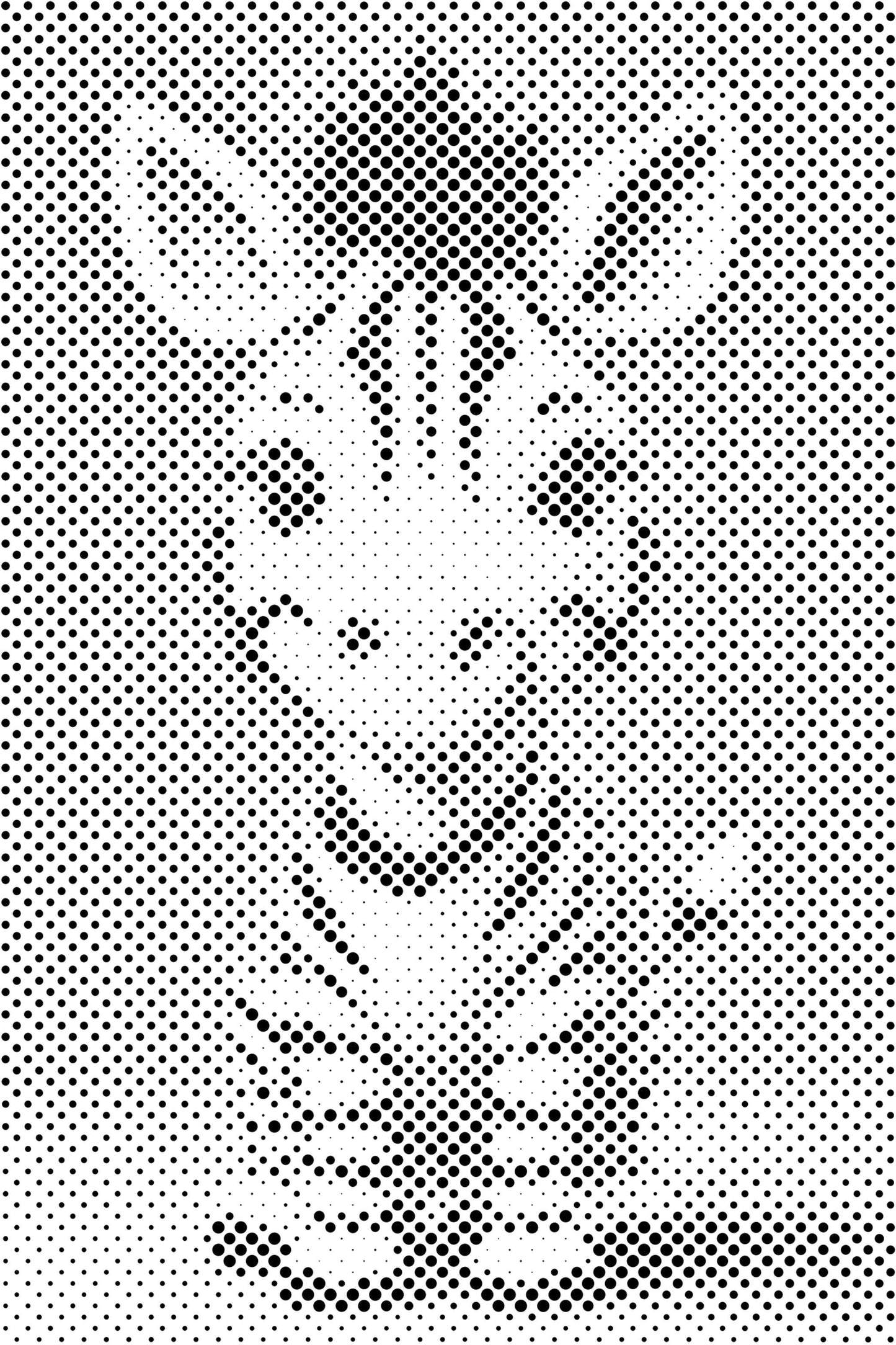 Mal-med-prikker -  Zebra for børn