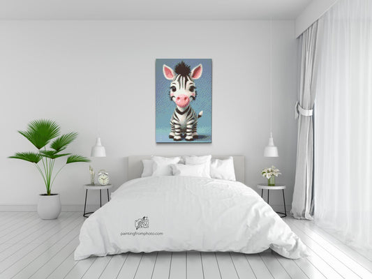 Diamond Painting - Zebra for børn
