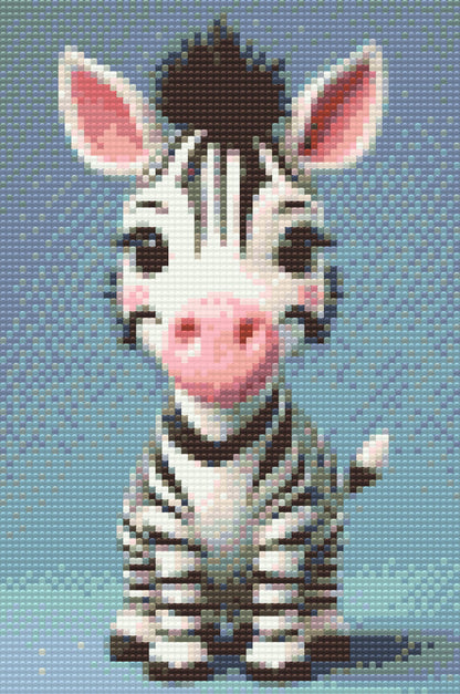 Diamond Painting - Zebra for børn