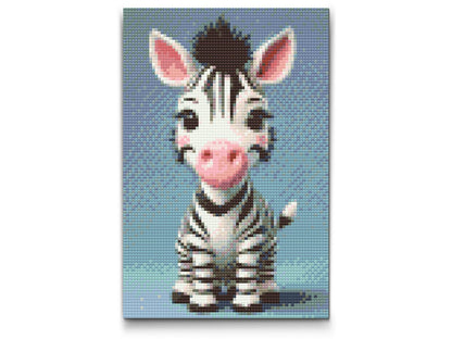 Diamond Painting - Zebra for børn