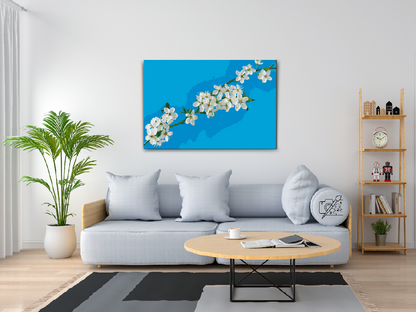Paint by Numbers - Blomstrende træ