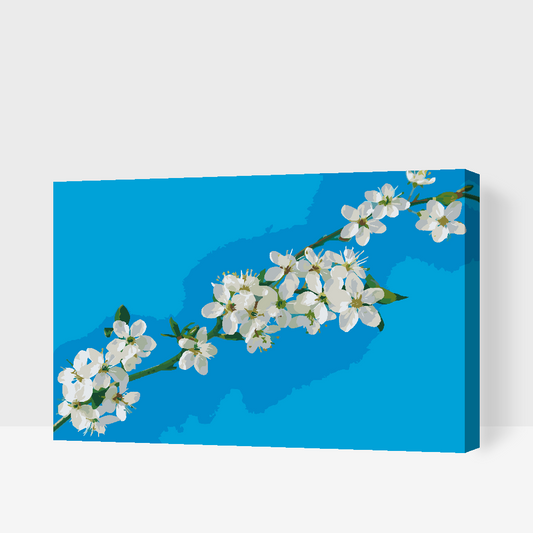Paint by Numbers - Blomstrende træ