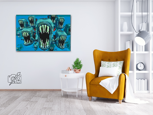 Paint by Numbers - Piranhaer
