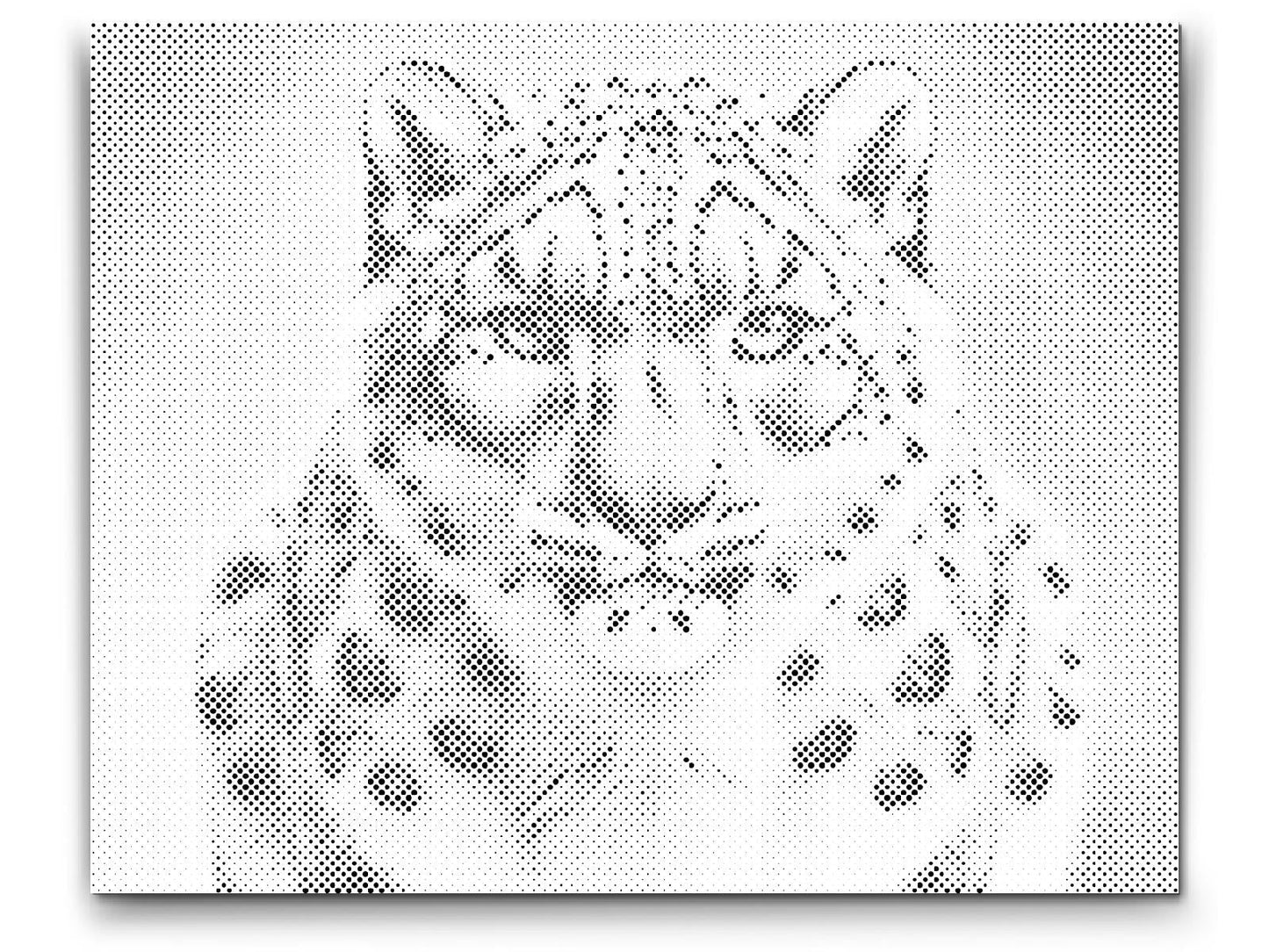 Mal-med-prikker -  Leopard